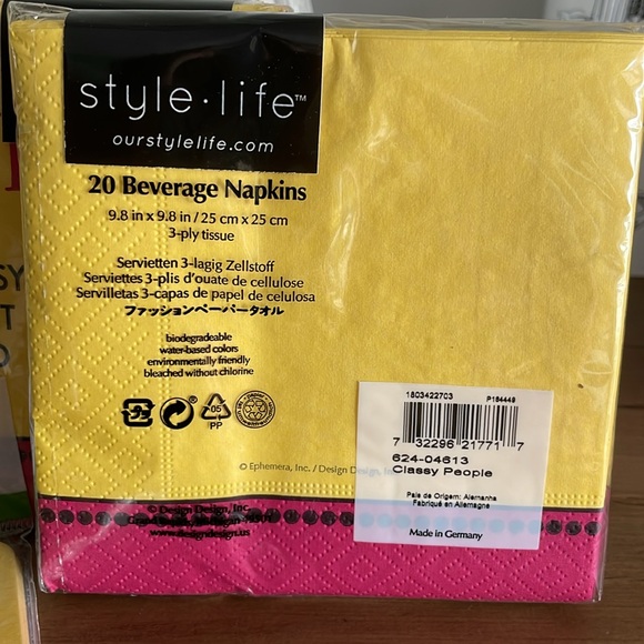 Style Life Wine Napkins and coasters - Picture 3 of 5